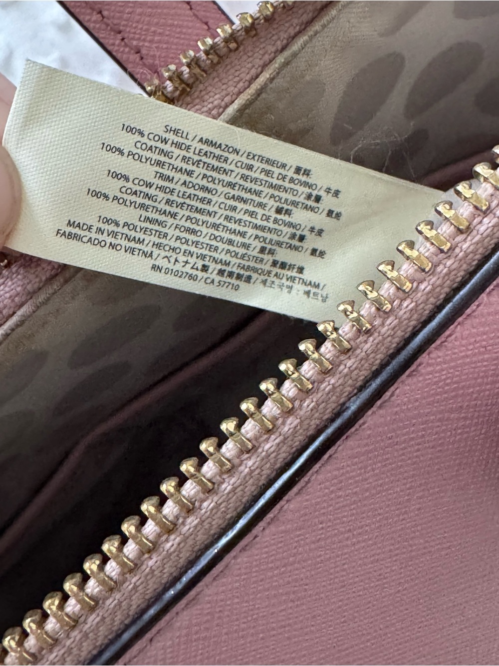 Kate Spade Dusty Pink Saffiano Satchel with Gold Hardware & Matching Wallet - Picture 6 of 16